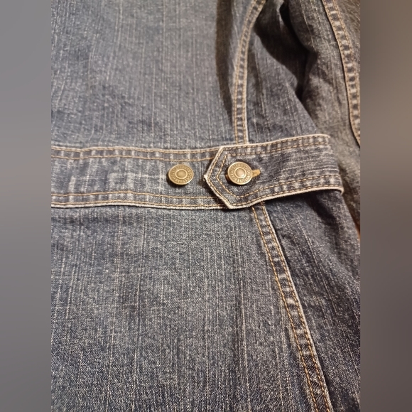 Levi Strauss Signature Ladies Button Front Jean Jacket-Name Detailing, SP - Picture 11 of 12